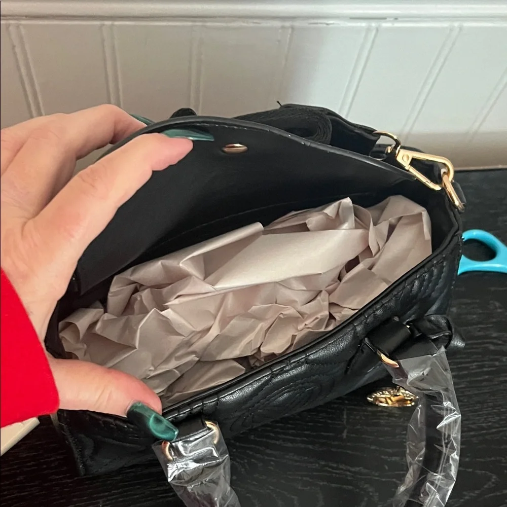 Valentino Orlandi Quilted Black Mini Bag - Picture 8 of 8